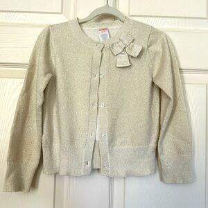 Gymboree gold/ivory sweater size S 5-6